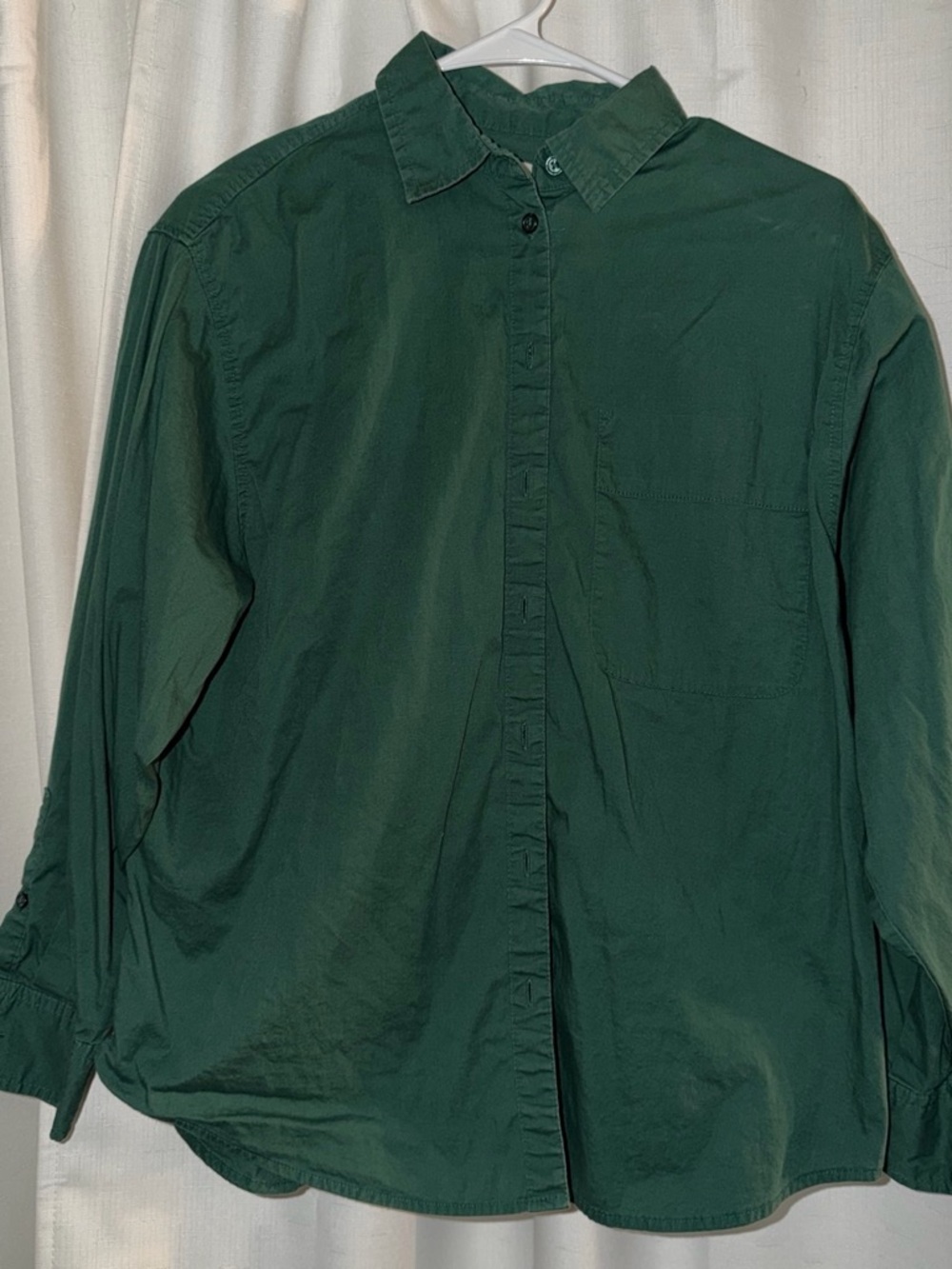 a new day Dark Green Button-Down Shirt